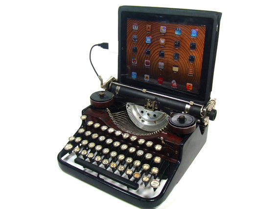 iPad typewriter