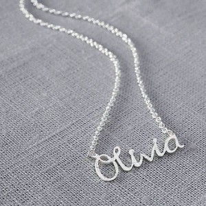 name necklace Jemima Lumley