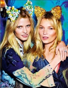 Kate and Lara doing a Freya in a Chanel photobooth