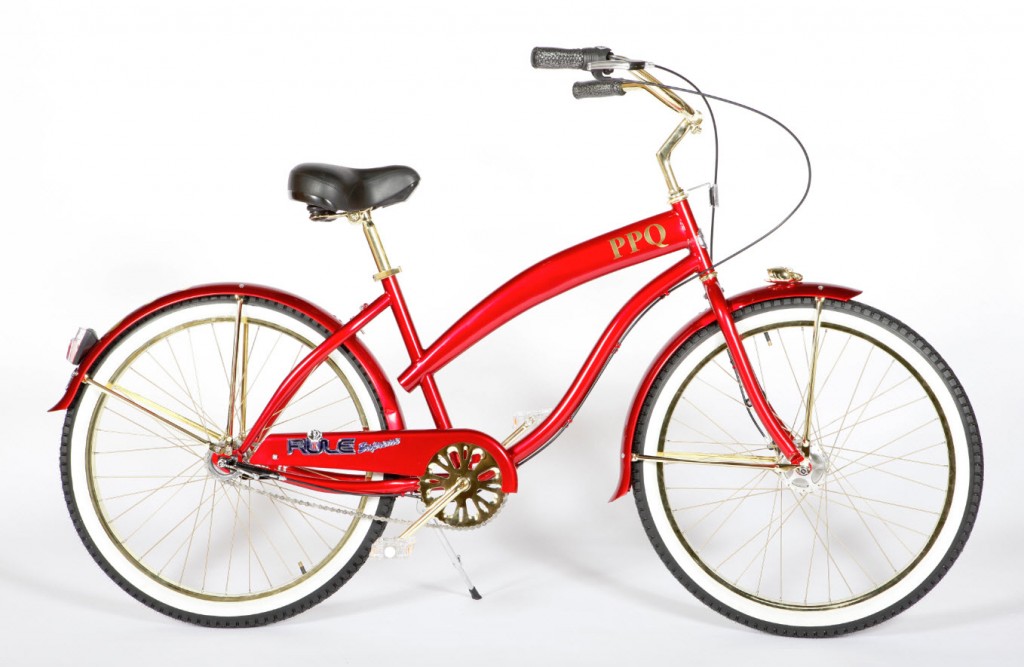 Red PPQ RULE bike