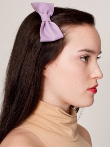Leather lilac bow from American Apparel