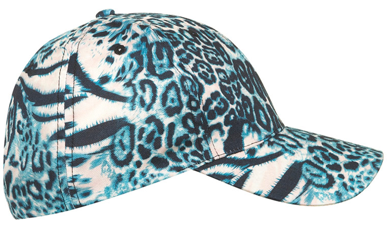 Leopard print baseball cap, Topshop