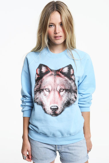 Urban Outfitters Renewal Wolf sweatshirt