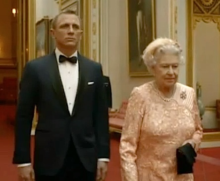 The Queen and James Bond Olympics Opening Ceremony 2012