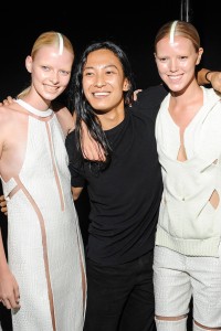 alexander wang ss13 slick hair with centre parting