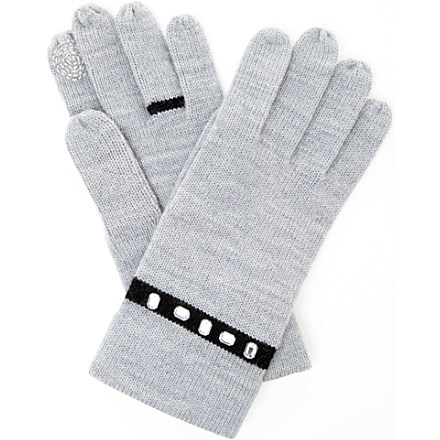 marino wool gloves - Marc by Marc Jacobs - leblow.co.uk