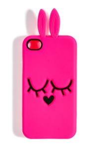Pink Katie Bunny iPhone case