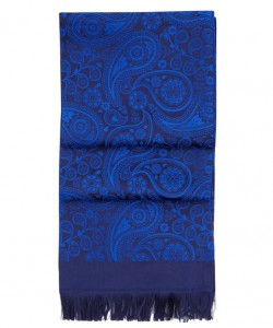 Simon Carter blue paisley scarf Liberty