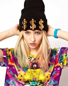 Funky Bling beanie hat at ASOS