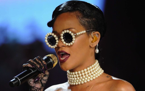 Rihanna Chanel sunglasses at Victoria's Secret show