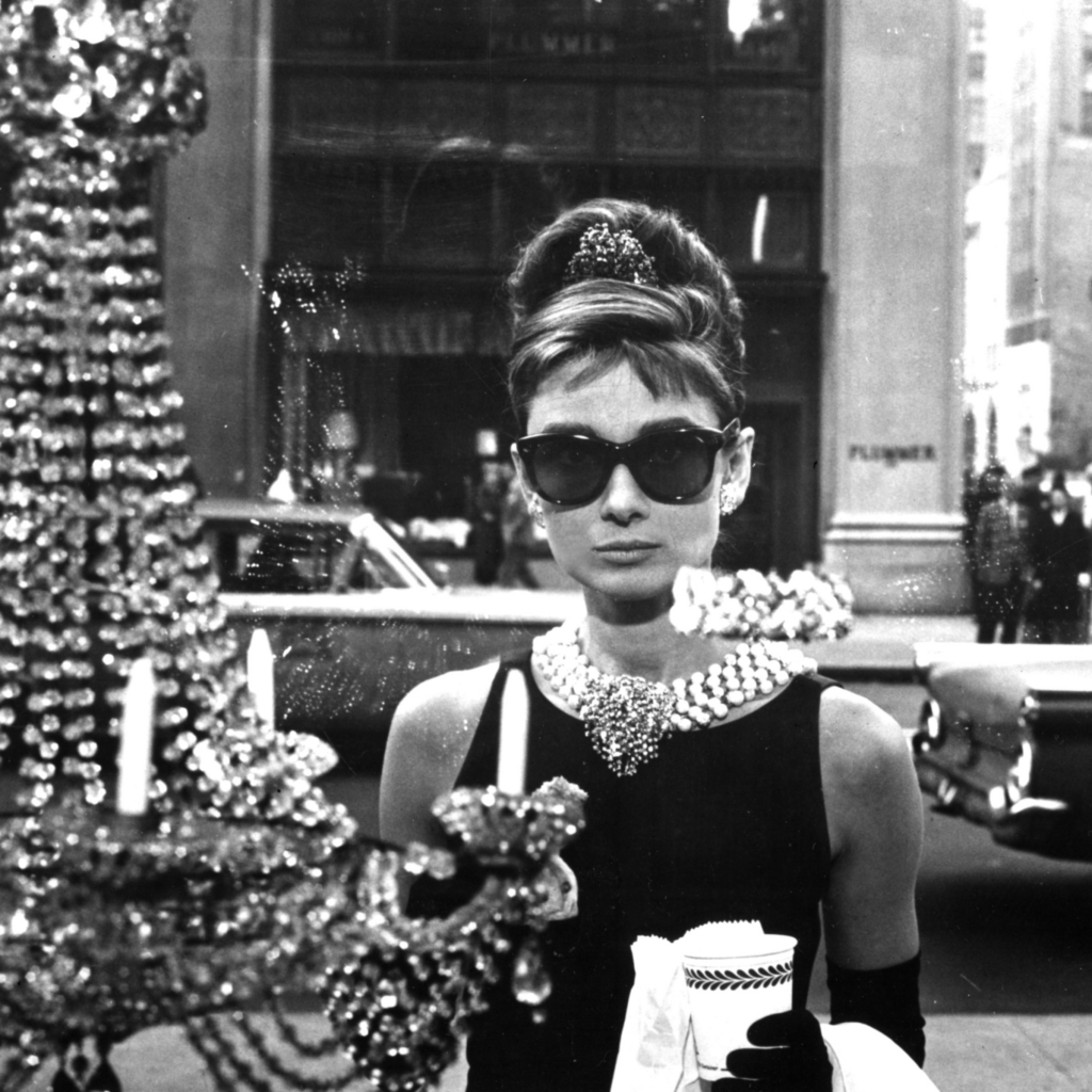 Audrey Hepburn's sunglasses in Breakfast at Tiffany's