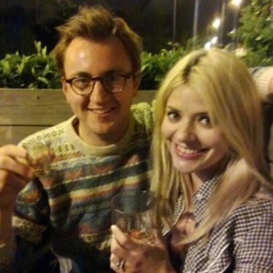 Holly Willoughby and Francis from made In Chelsea friends