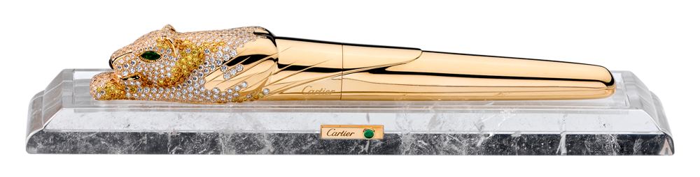 Exceptional Panthère de Cartier fountain pen