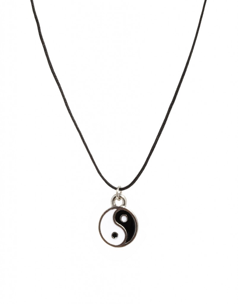 asos yin yang necklace