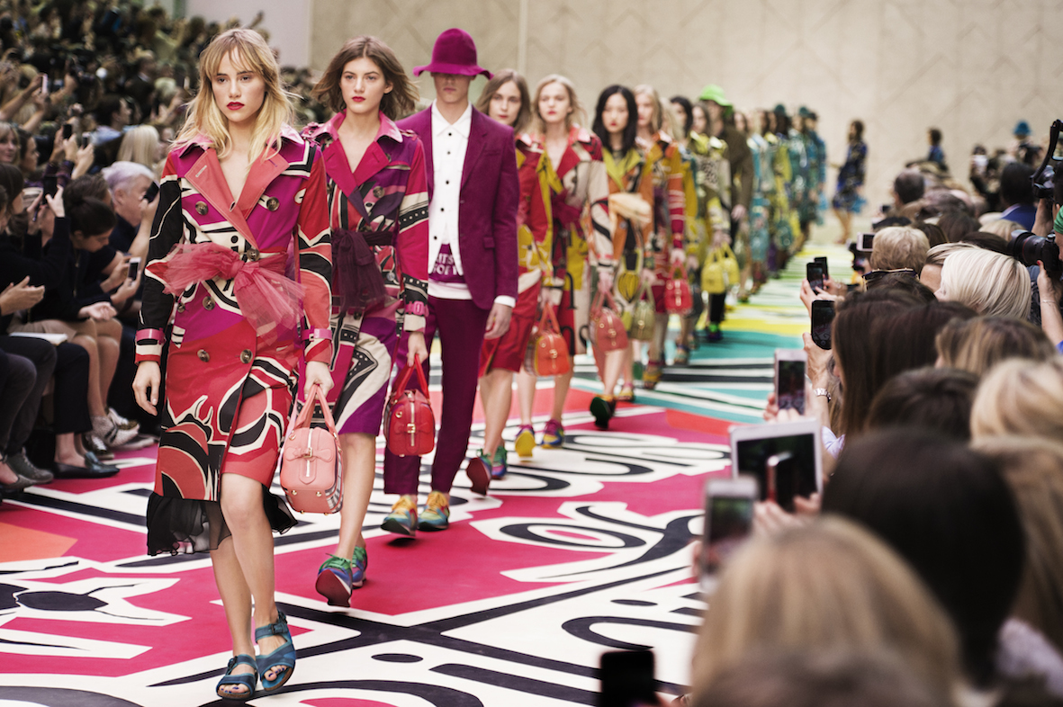 Burberry SS15 show finale