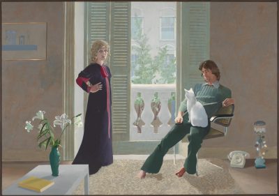 Mr and Mrs Clark and Percy 1970-1 by David Hockney born 1937